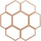 Ekena Millwork Florin Wood Fretwork Pierced Ceiling Medallion, Cherry, 34"OD x 14 1/2"ID x 1/4"T CMWP34X34X0250FOCH - alternate 1